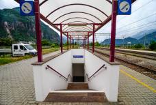 Bahnhof Branzoll - Treppe